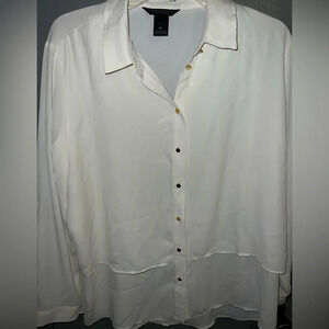 INVESTMENT petites white blouse